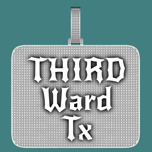 CUSTOM LETTER NECKLACE 3D BIG SQUARE