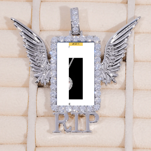 RIP WING 3D CUSTOM PICTURE PENDANT