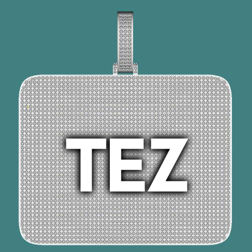 CUSTOM LETTER NECKLACE 3D BIG SQUARE