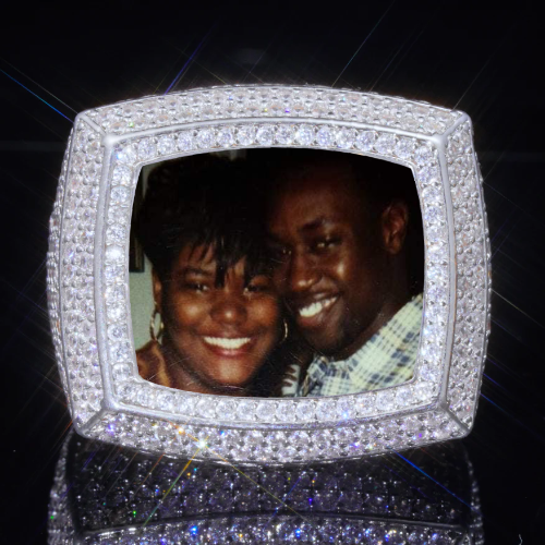 3D CUSTOM PICTURE ICED RING