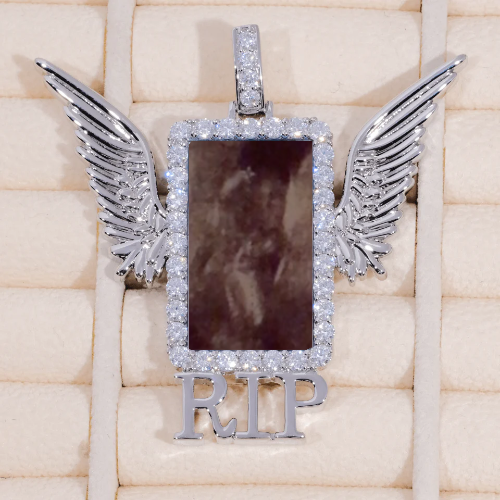 RIP WING 3D CUSTOM PICTURE PENDANT