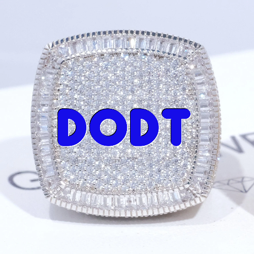 CUSTOM LETTER 3D ICED RING