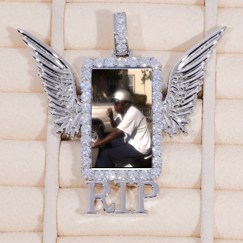 RIP WING 3D CUSTOM PICTURE PENDANT
