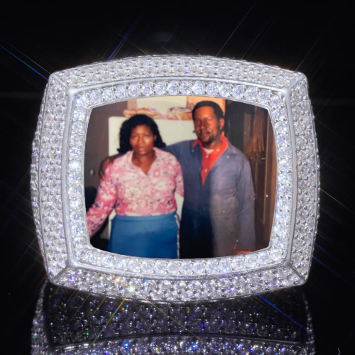 3D CUSTOM PICTURE ICED RING