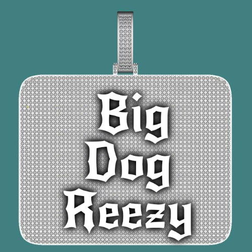 CUSTOM LETTER NECKLACE 3D BIG SQUARE