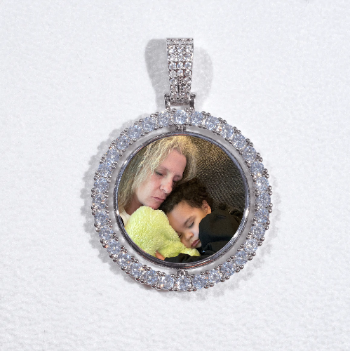 3D Spinning 2-Faced Custom Picture Pendant