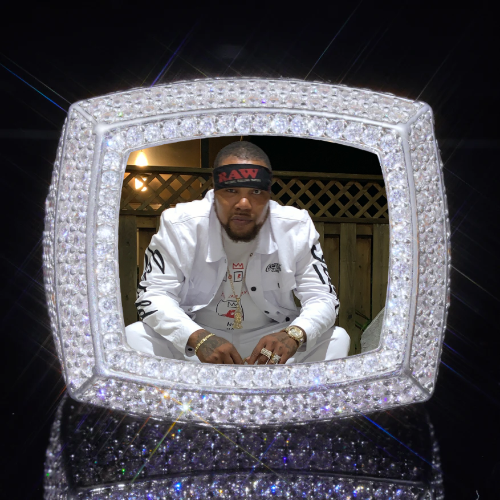 3D CUSTOM PICTURE ICED RING