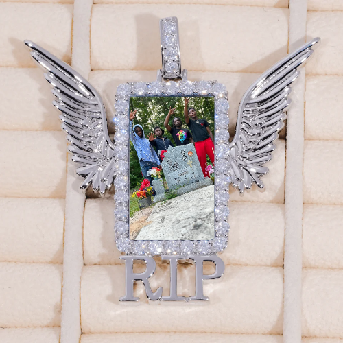 RIP WING 3D CUSTOM PICTURE PENDANT