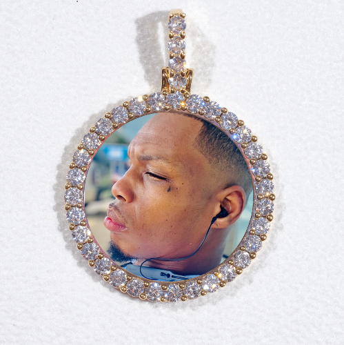 3D CIRCLE CUSTOM PICTURE PENDANT SMALL SIZE