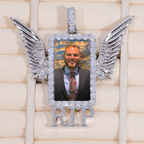RIP WING 3D CUSTOM PICTURE PENDANT