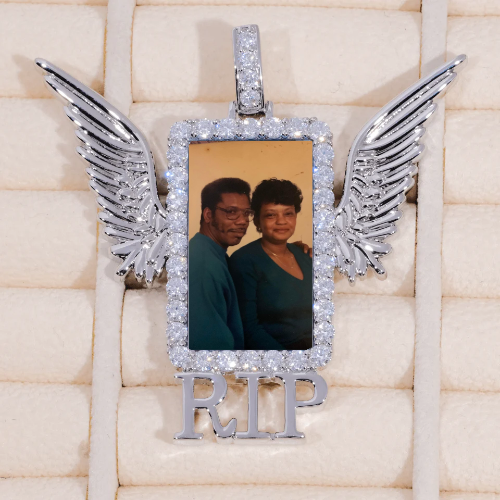 RIP WING 3D CUSTOM PICTURE PENDANT