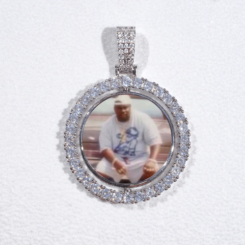 3D Spinning 2-Faced Custom Picture Pendant