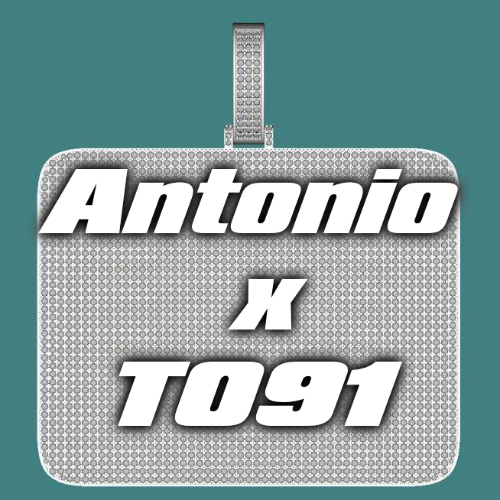 CUSTOM LETTER NECKLACE 3D BIG SQUARE