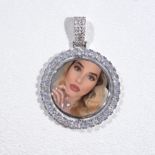 3D Spinning 2-Faced Custom Picture Pendant