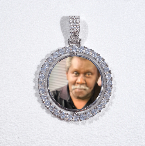 3D Spinning 2-Faced Custom Picture Pendant