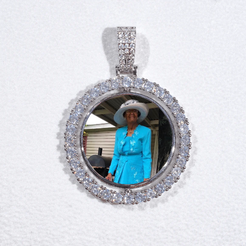 3D Spinning 2-Faced Custom Picture Pendant
