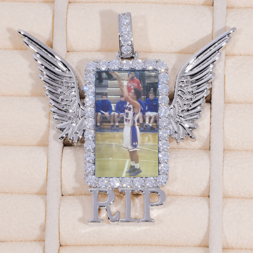 RIP WING 3D CUSTOM PICTURE PENDANT