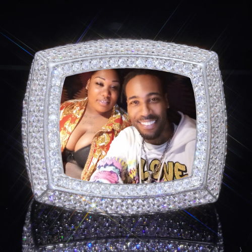 3D CUSTOM PICTURE ICED RING