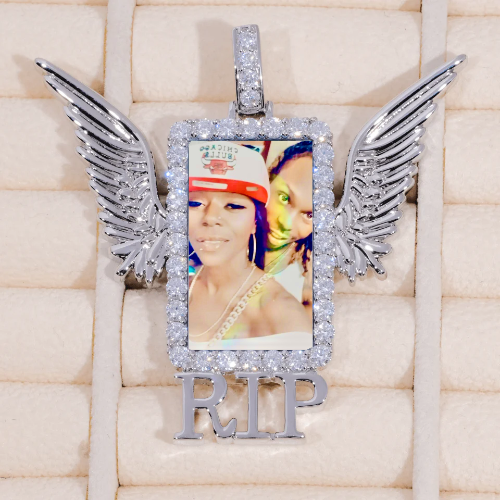 RIP WING 3D CUSTOM PICTURE PENDANT