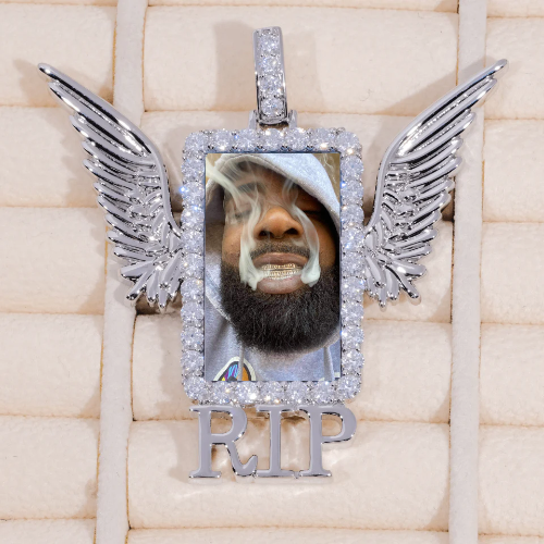 RIP WING 3D CUSTOM PICTURE PENDANT