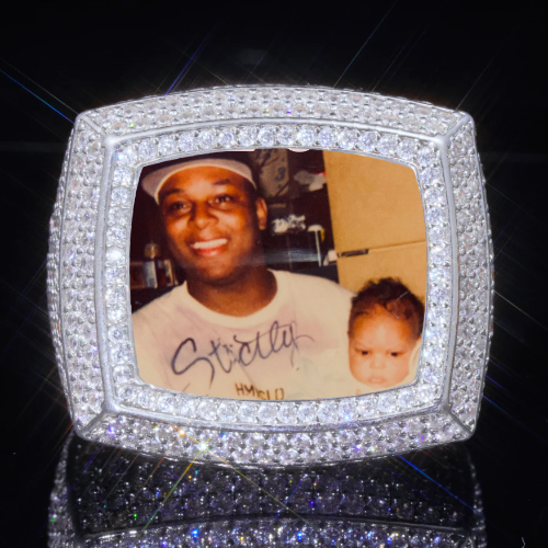 3D CUSTOM PICTURE ICED RING