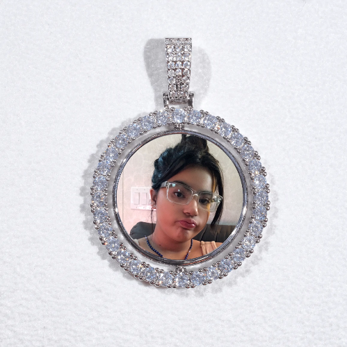 3D Spinning 2-Faced Custom Picture Pendant