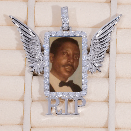 RIP WING 3D CUSTOM PICTURE PENDANT