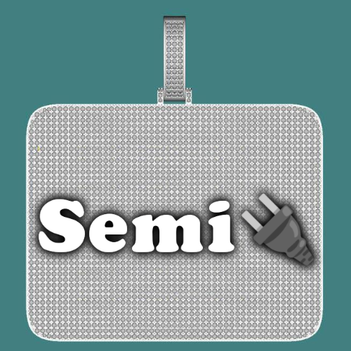 CUSTOM LETTER NECKLACE 3D BIG SQUARE