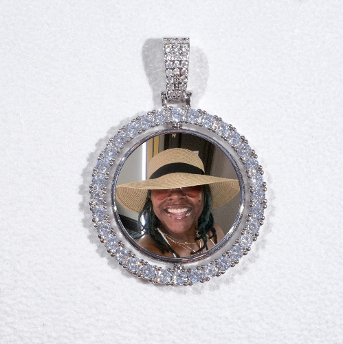 3D Spinning 2-Faced Custom Picture Pendant