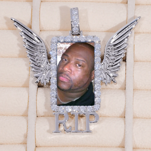 RIP WING 3D CUSTOM PICTURE PENDANT