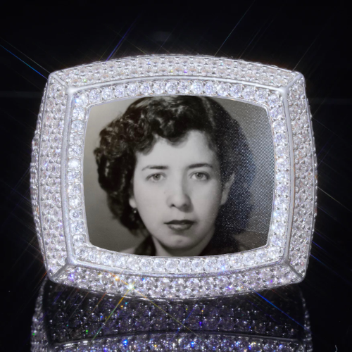 3D CUSTOM PICTURE ICED RING