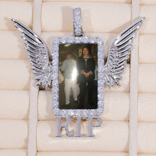 RIP WING 3D CUSTOM PICTURE PENDANT