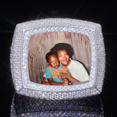 3D CUSTOM PICTURE ICED RING