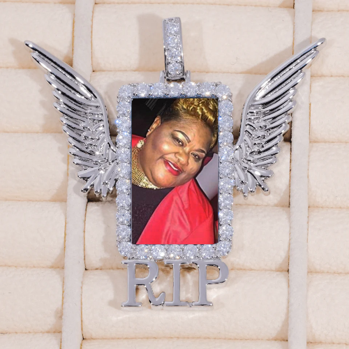 RIP WING 3D CUSTOM PICTURE PENDANT