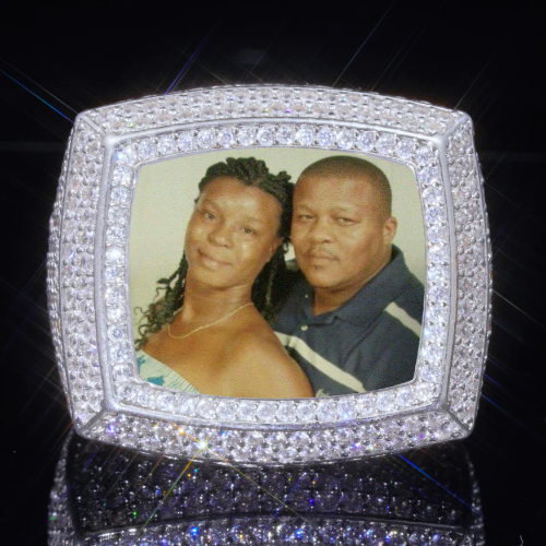 3D CUSTOM PICTURE ICED RING
