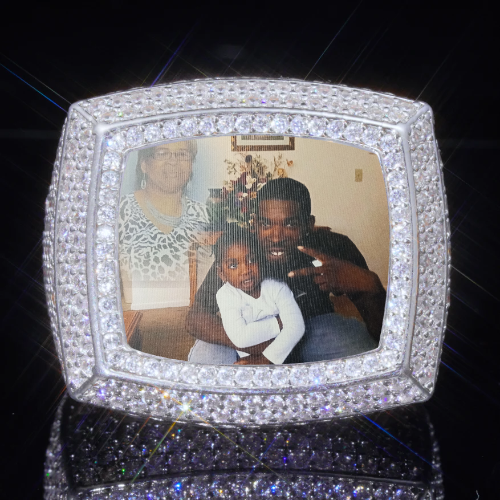 3D CUSTOM PICTURE ICED RING