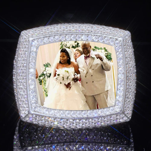 3D CUSTOM PICTURE ICED RING