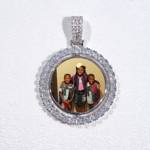 3D Spinning 2-Faced Custom Picture Pendant
