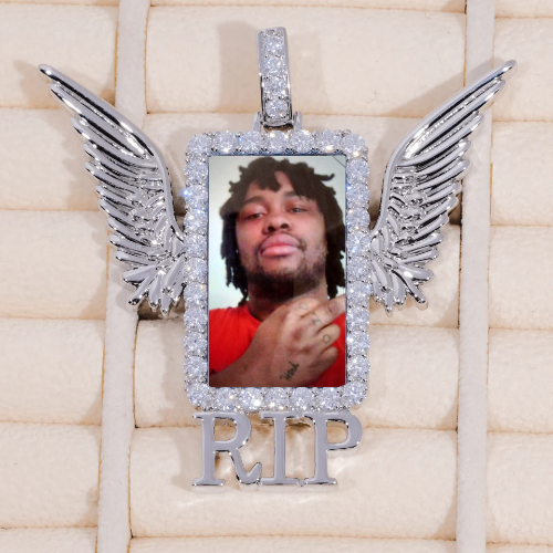 RIP WING 3D CUSTOM PICTURE PENDANT