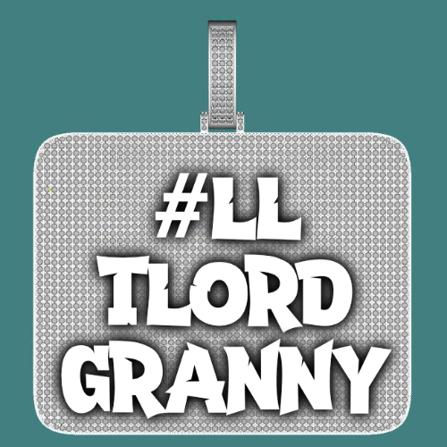 CUSTOM LETTER NECKLACE 3D BIG SQUARE