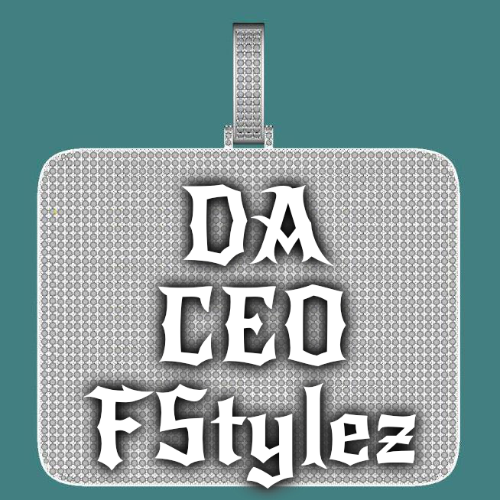 CUSTOM LETTER NECKLACE 3D BIG SQUARE