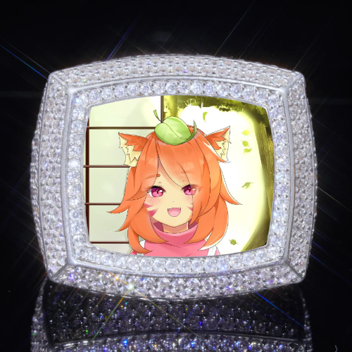 3D CUSTOM PICTURE ICED RING