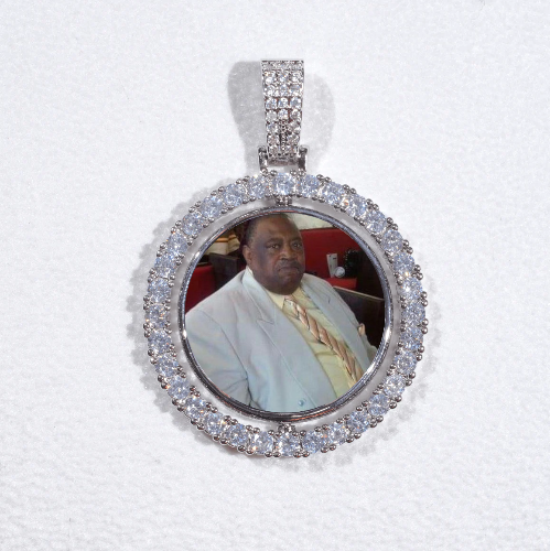 3D Spinning 2-Faced Custom Picture Pendant
