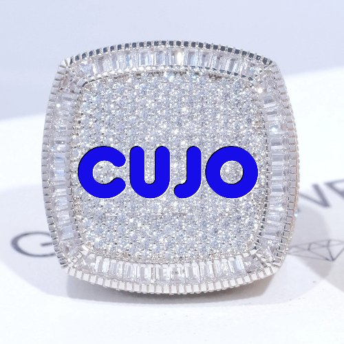 CUSTOM LETTER 3D ICED RING