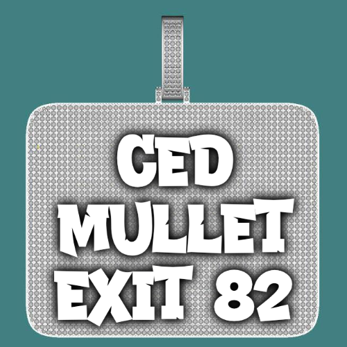 CUSTOM LETTER NECKLACE 3D BIG SQUARE