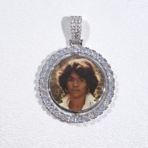 3D Spinning 2-Faced Custom Picture Pendant