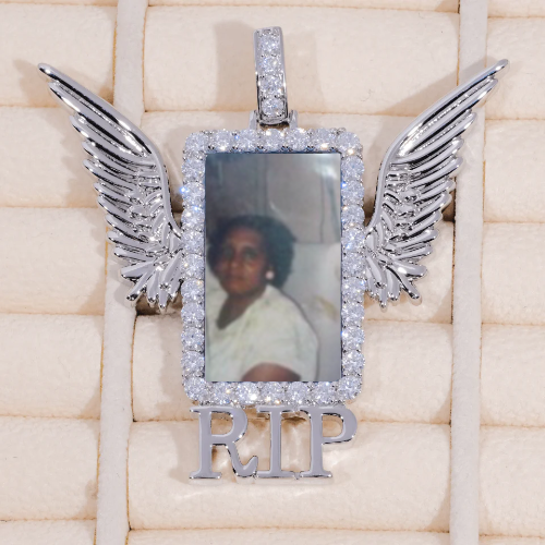 RIP WING 3D CUSTOM PICTURE PENDANT