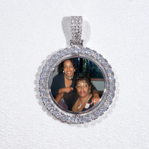 3D Spinning 2-Faced Custom Picture Pendant