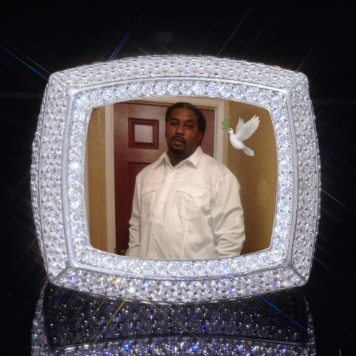 3D CUSTOM PICTURE ICED RING