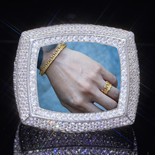 3D CUSTOM PICTURE ICED RING